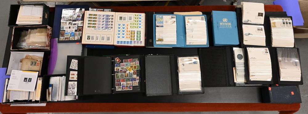 Large Foreign and United States Stamp and Cover Lot, to (1 of 8)