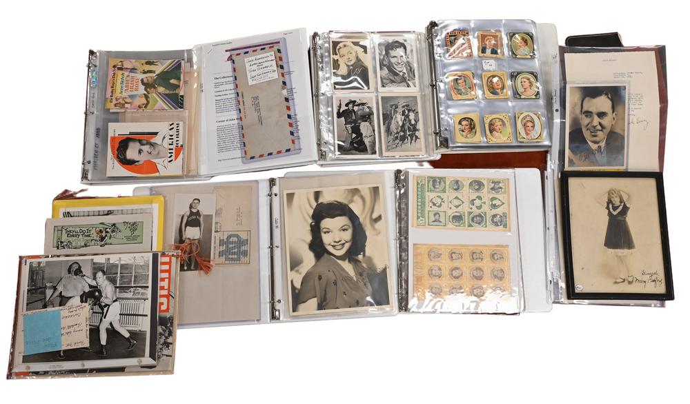 Lot of Movie Star Memorabilia and Autographs, to (1 of 6)