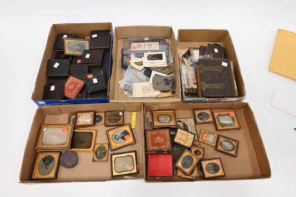 Five Tray Lots of Daguerreotype, Ambrotypes, and (1 of 6)
