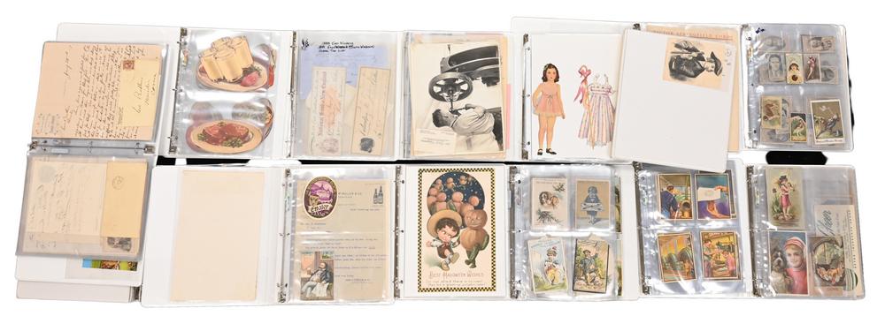 Large Lot of Ephemera, to include trade cards, labels, (1 of 7)