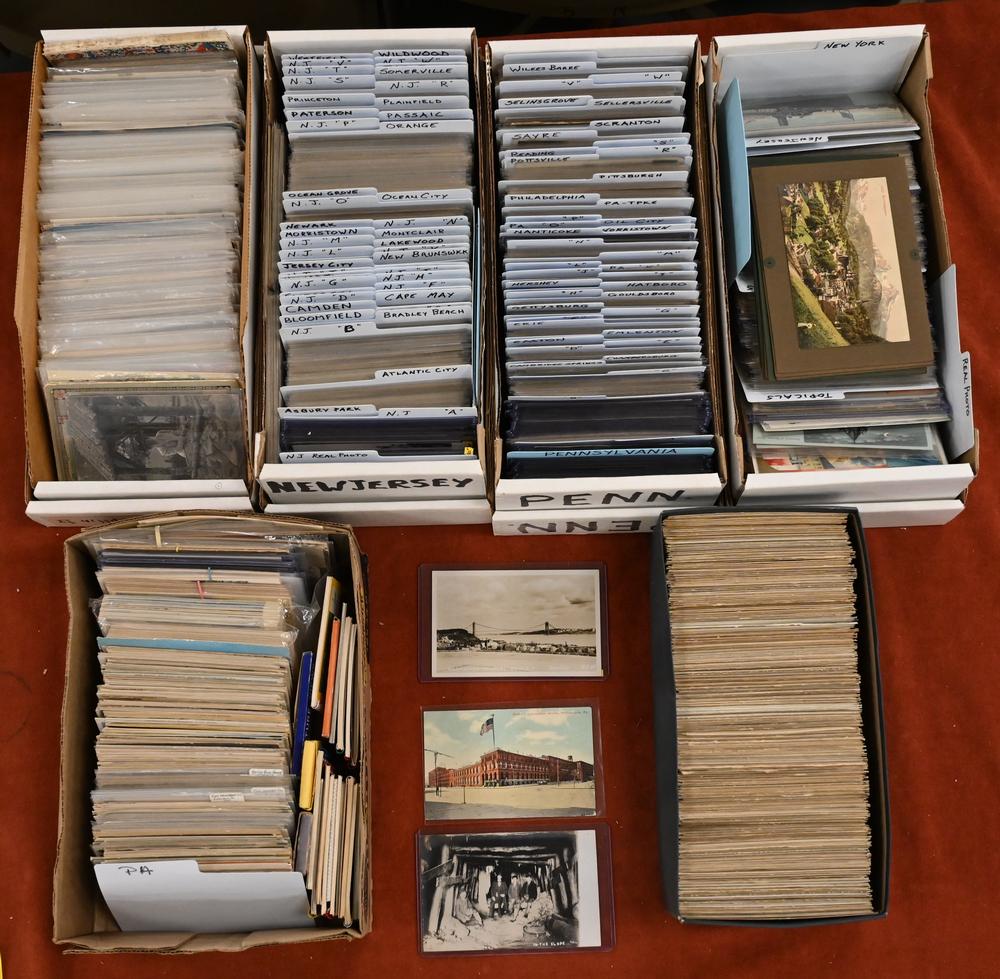 Large Lot of Postcards, in boxes, from New Jersey and (1 of 6)