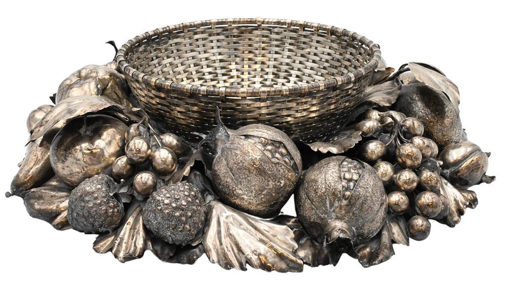 Gianmaria Buccellati Silver Center Bowl, having formed (1 of 6)