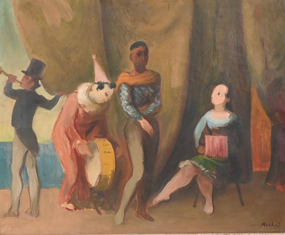 George Merkel (1881 - 1976), Pierrot Et Pierrette, (1 of 7)