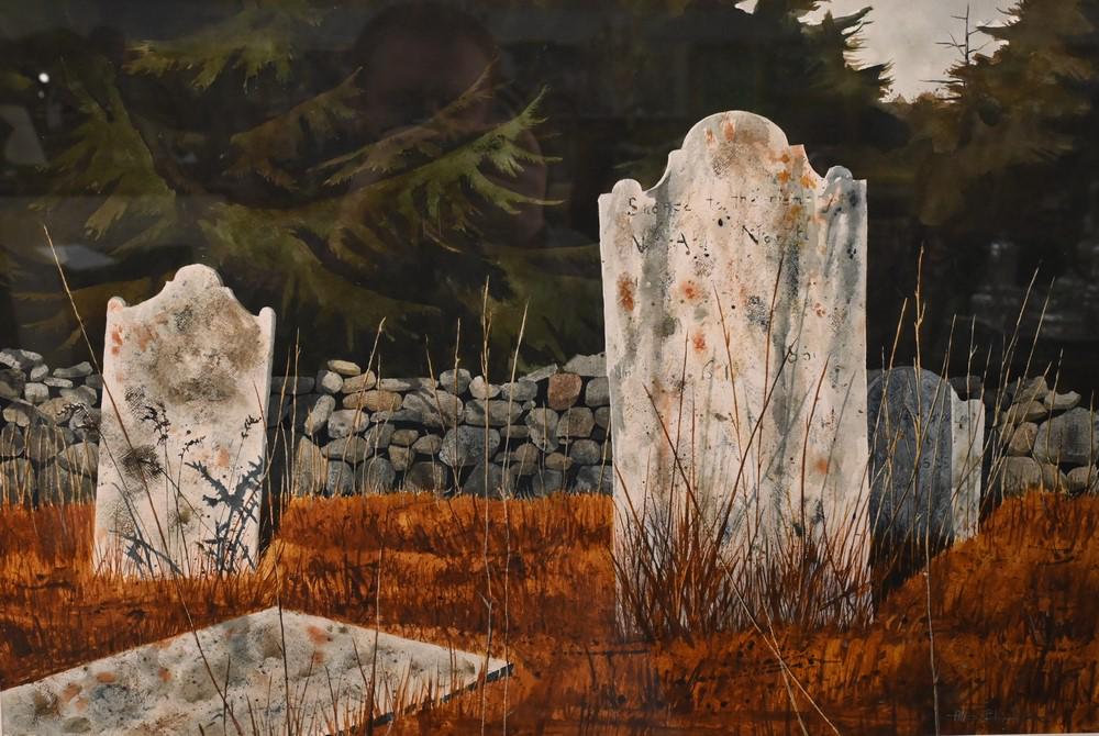 Allen Blagden (b. 1938), Noah North, watercolor on (1 of 6)