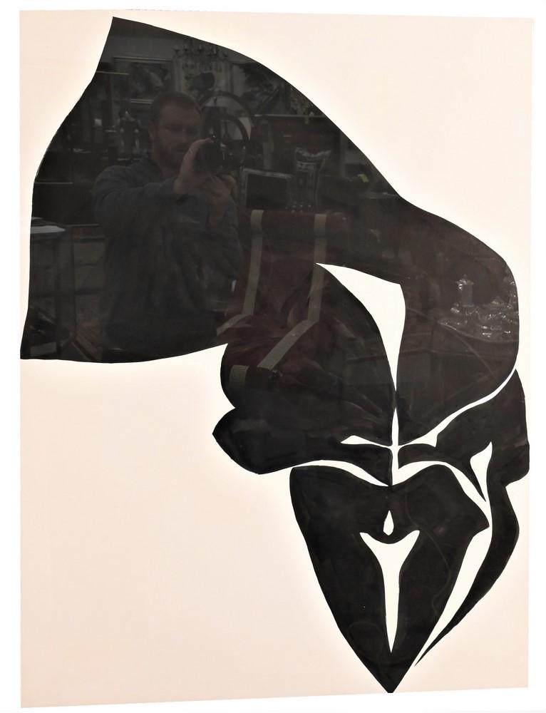 Jack Youngerman (1926 - 2020), untitled, ink wash and: Jack Youngerman (1926 - 2020), untitled, ink wash and gouache on paper, sight size 39 1/4" x 29 1/2". Provenance: Property from the Estate of Alexis Gregory, Sold to Benefit the Alexis Gregory Foundat