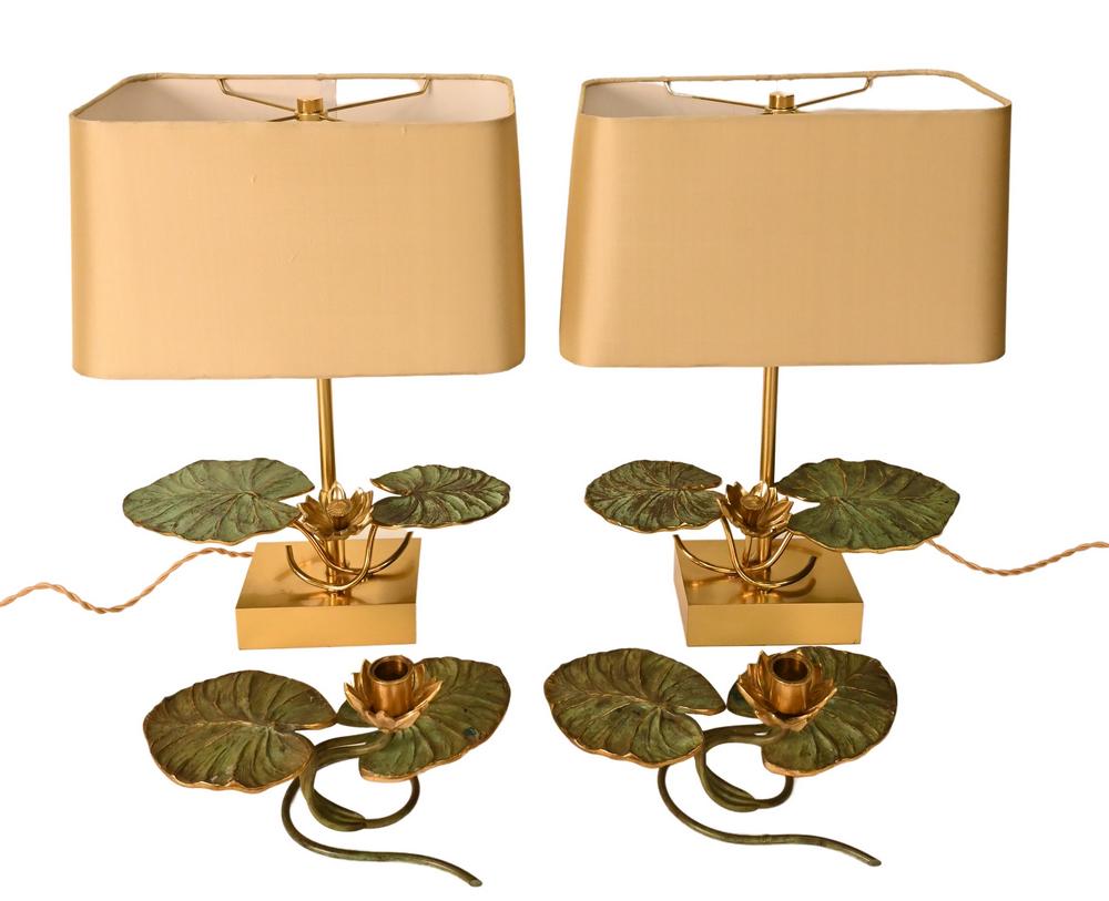 Four Piece Maison Charles Lily Pad Group, to include a (1 of 8)