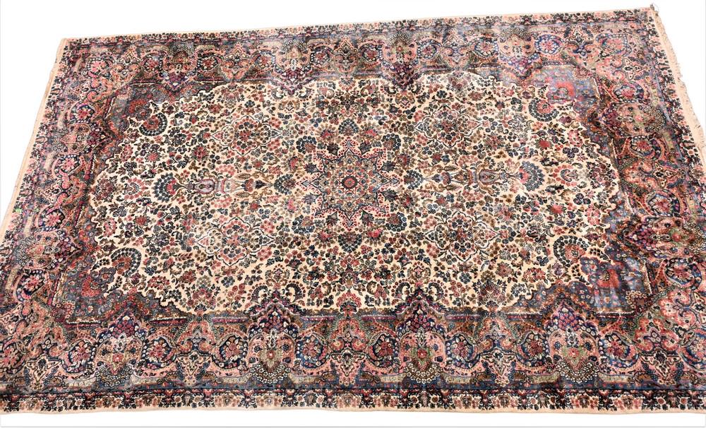 Kirman Oriental Carpet, 13' x 21' 2". (1 of 7)