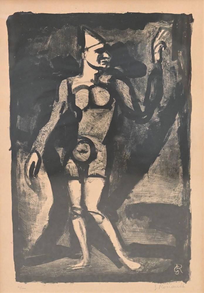 Georges Rouault, Le Pitre, 1926, lithograph, signed in (1 of 4)