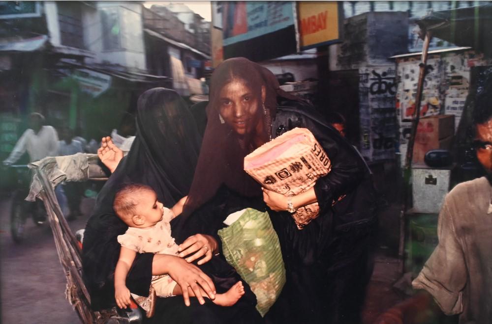 Raghubir Singh (Indian, 1942-1999), Woman and Rickshaw (1 of 5)