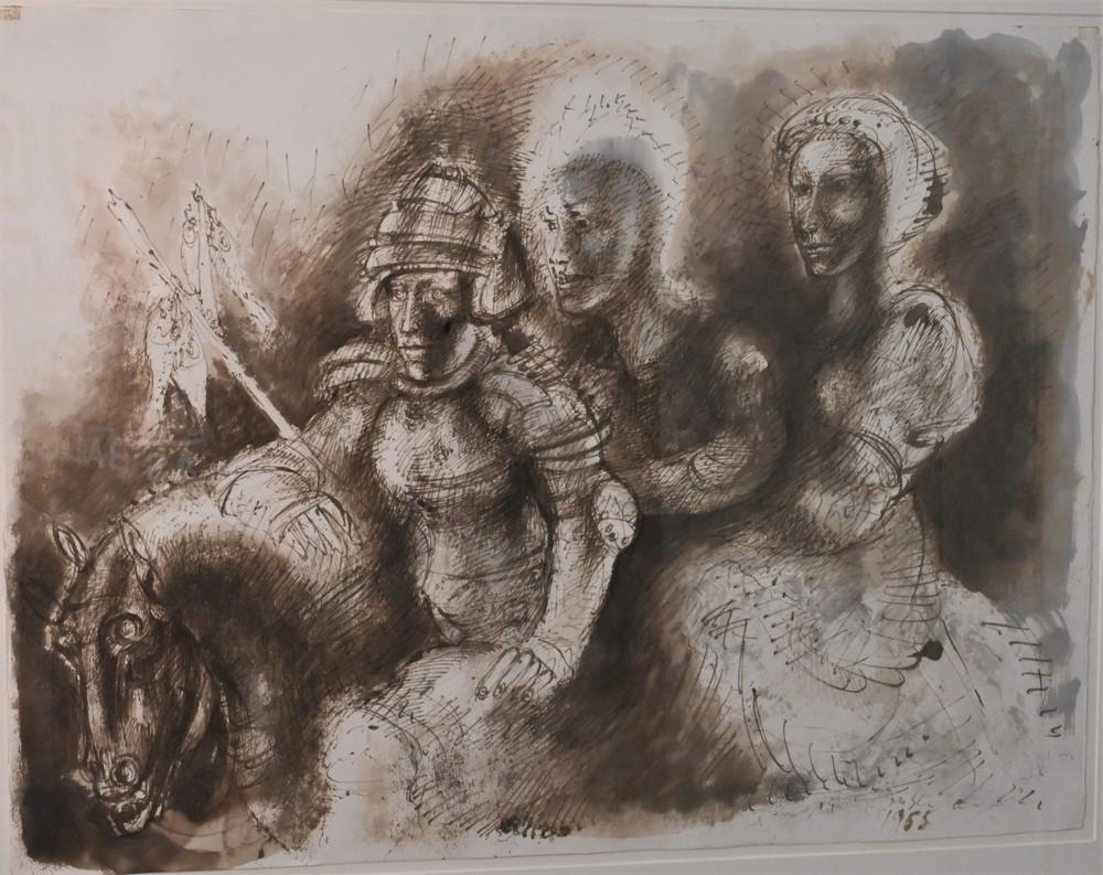 Marcello Grassman (Brazilian, 1925-2013), Untitled, (1 of 6)