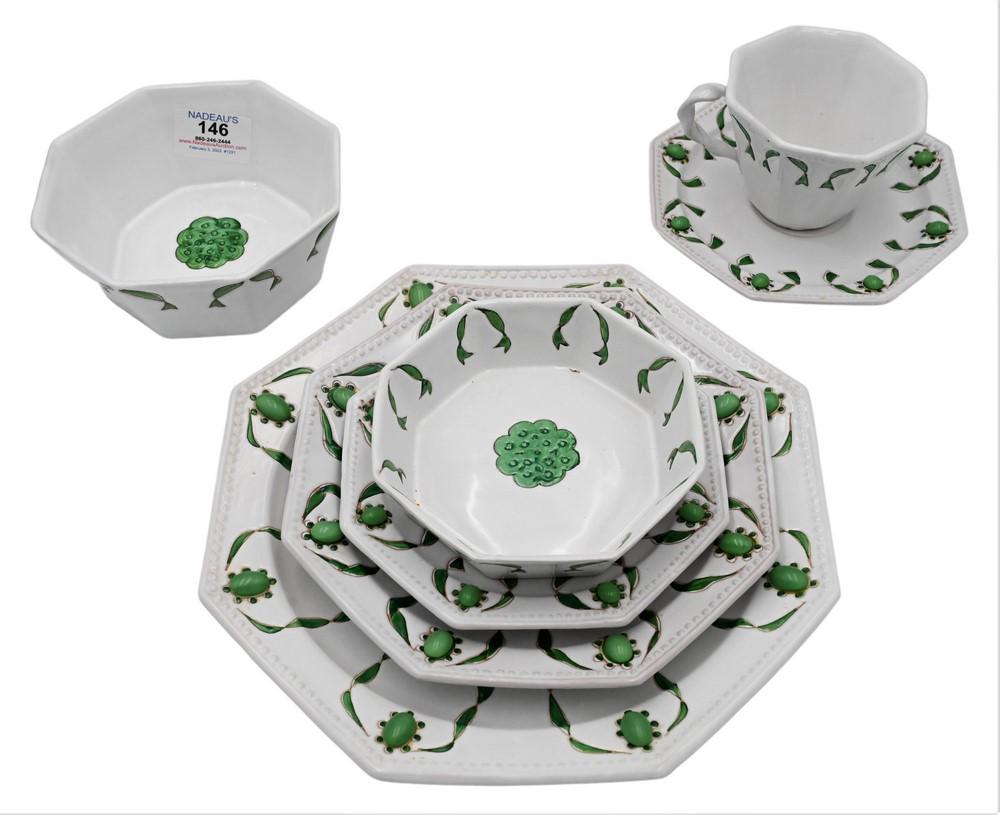 94 Piece Italian Dinnerware Set, to include 8 dinner (1 of 7)