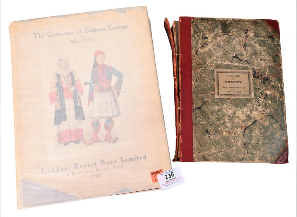 Two Costume Books, to include Costumes of Turkey (1 of 6)