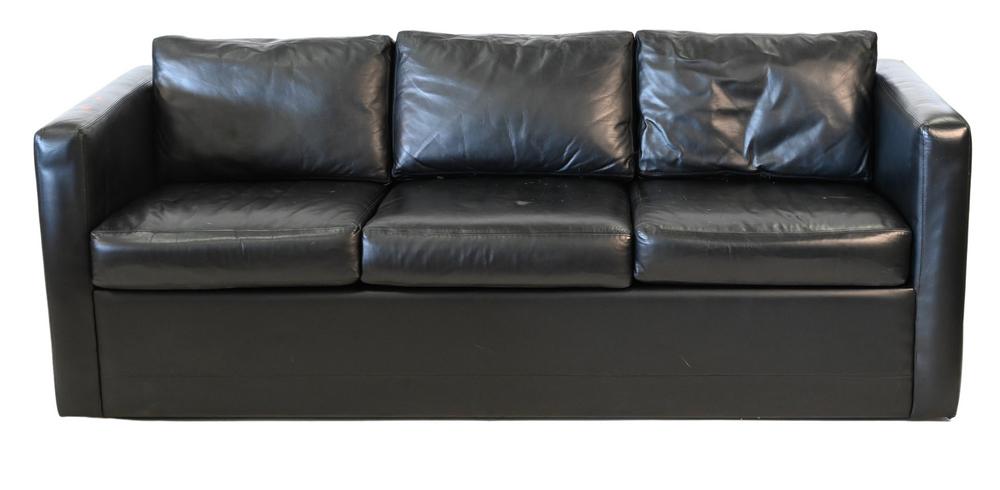 Two Piece Living Room Set, to include black three (1 of 4)