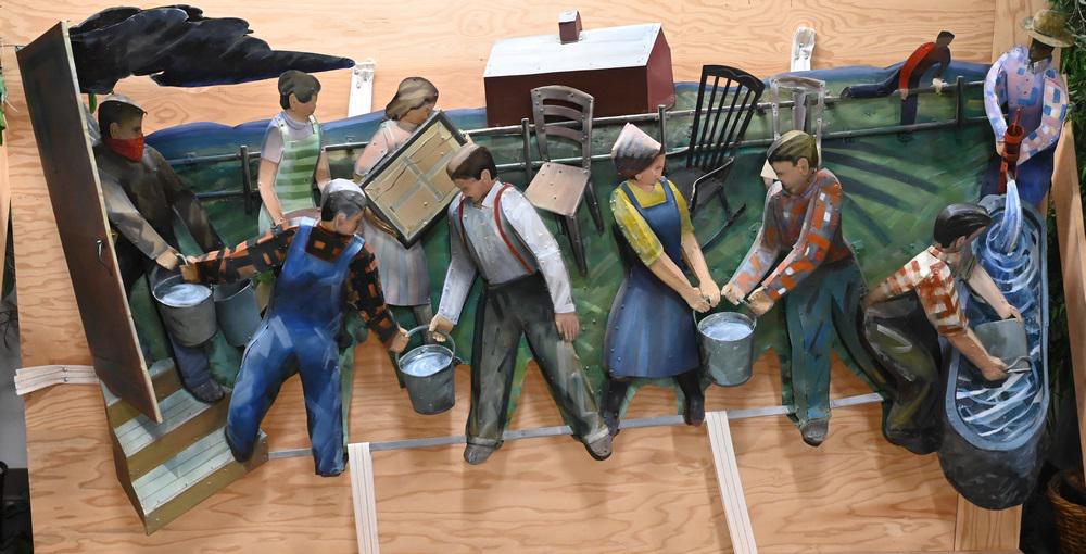 Timothy Woodman (American, 1952 - 2018), Bucket Bridge (1 of 5)