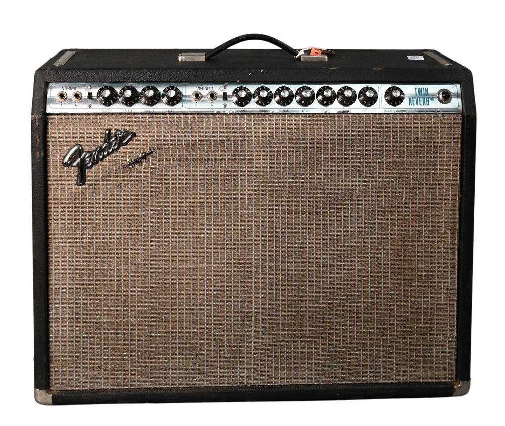 Fender Twin Reverb Silverface Amp, circa 1977, having (1 of 5)