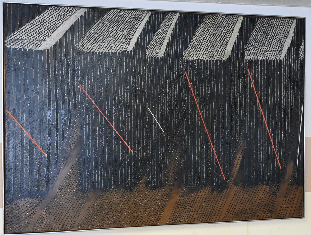 Emilio Rodriguez Larrain (1928-2015), Earth 1964, oil (1 of 5)