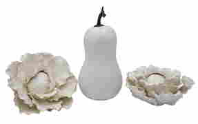 Jean-Paul Gourdon (b. 1956), white glazed ceramic (1 of 5)