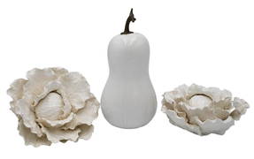 Jean-Paul Gourdon (b. 1956), white glazed ceramic (1 of 5)