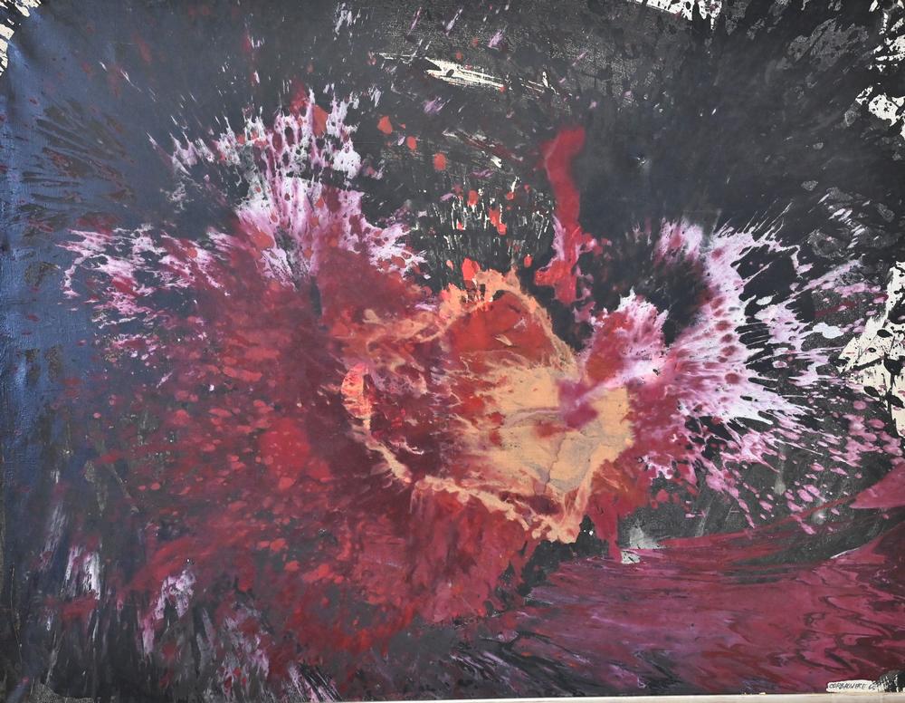 Jean Corbassiere (b. 1920), A St. Tropez N.Y. II 66, (1 of 6)