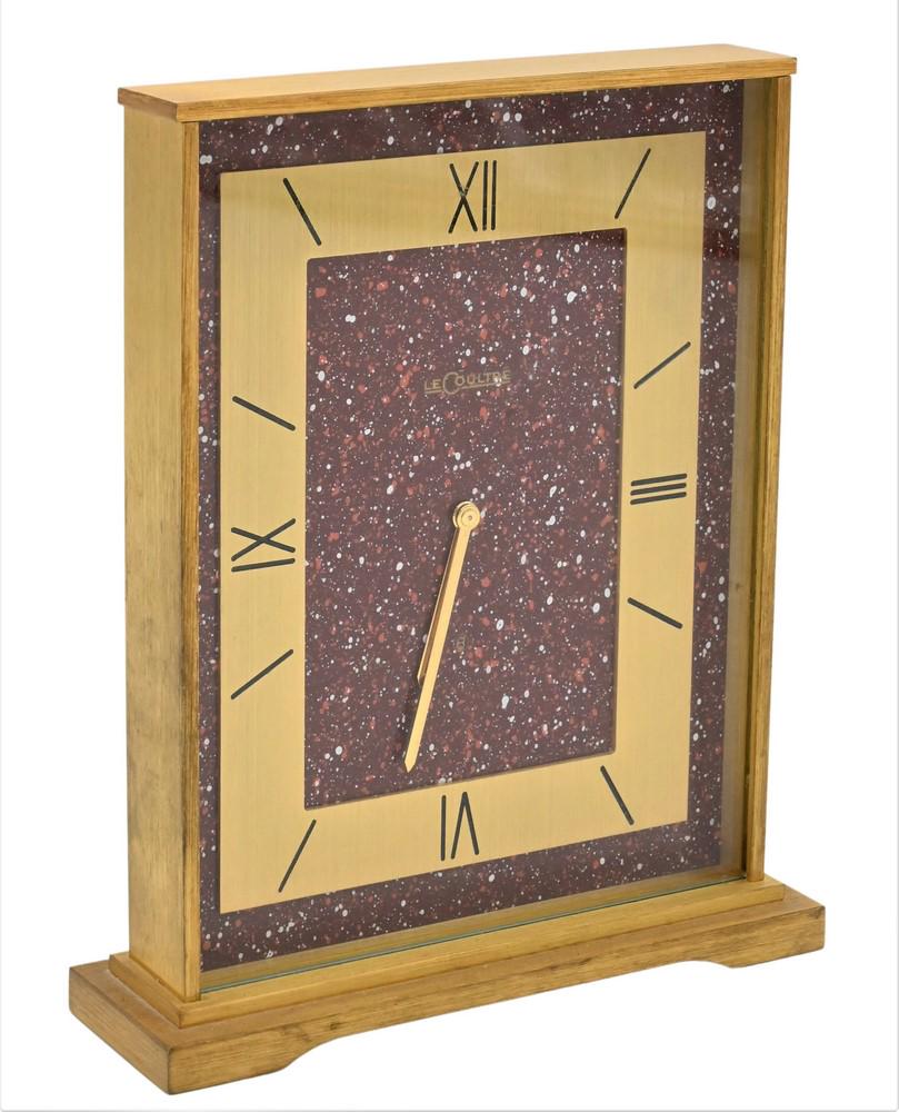 Jaeger Lecoultre Atmos Desk Clock, finished in brass (1 of 3)