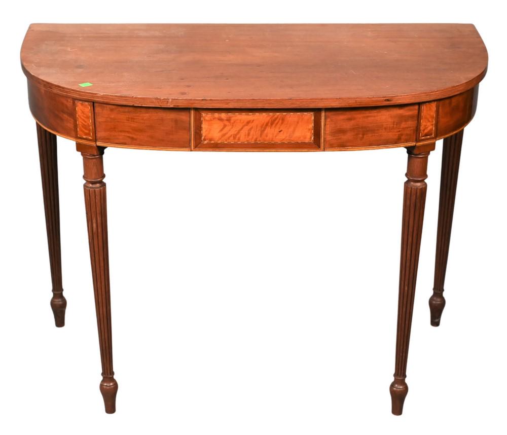Sheraton Mahogany Console Table, 19th century, height (1 of 4)