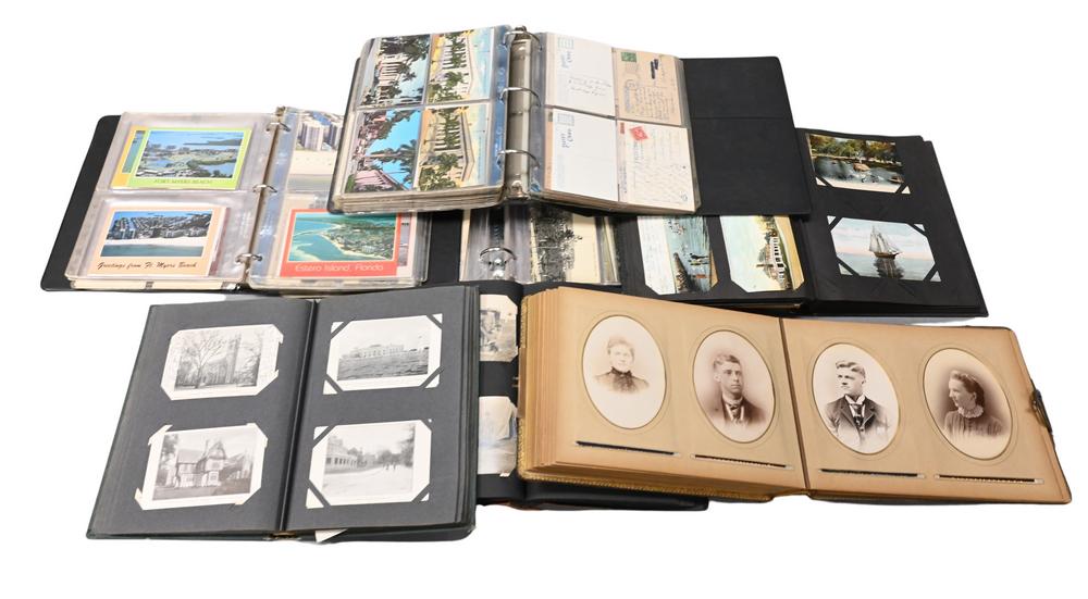 Six Postcard Albums, to include picture postcards, WWI (1 of 6)