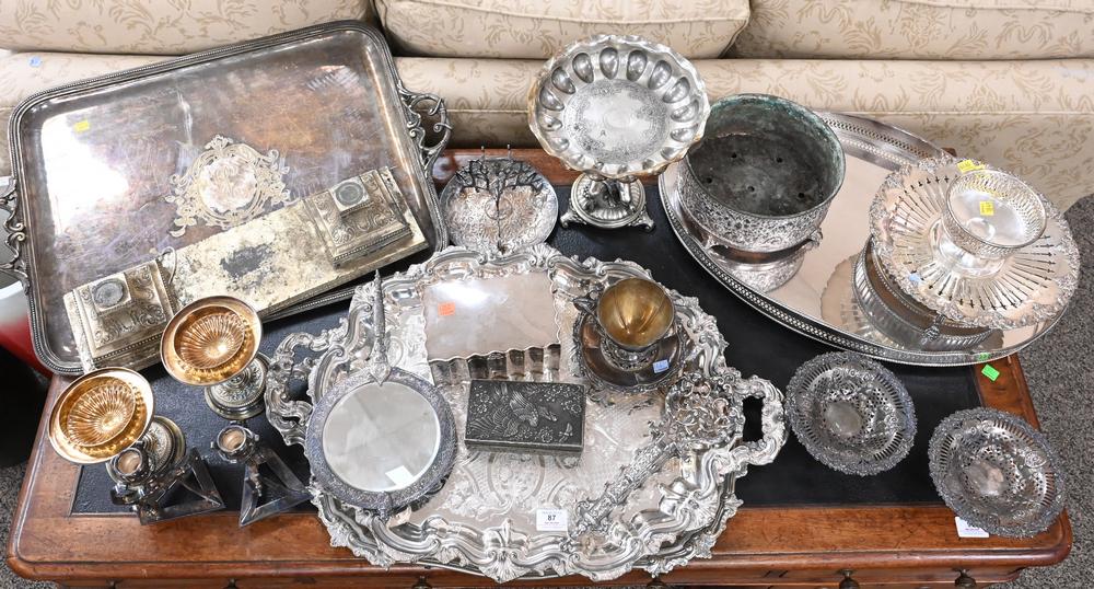 Large Victorian Silver Plated Group, to include four (1 of 5)