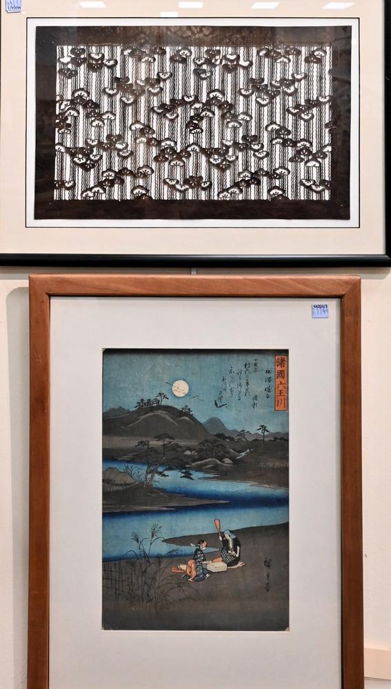Group of Thirteen Japanese Woodblock Prints, to include (1 of 5)