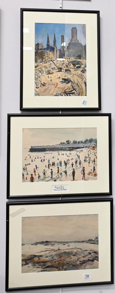 Three Piece Watercolor Group by F. Richardson Murray (1 of 5)