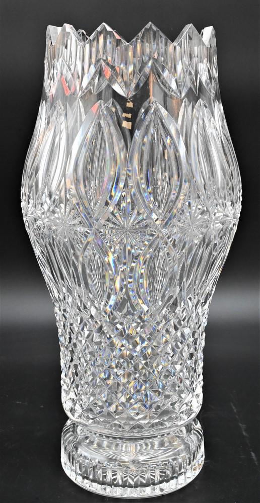 Large Waterford Crystal Vase, marked for Waterford on (1 of 4)