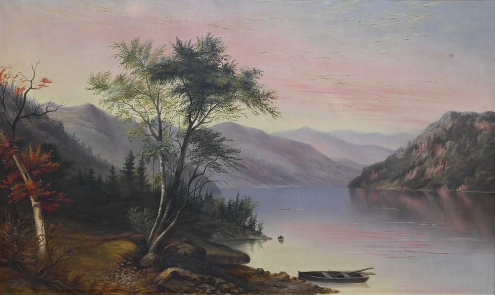 Two Piece Framed Group, to include Hudson River School (1 of 5)