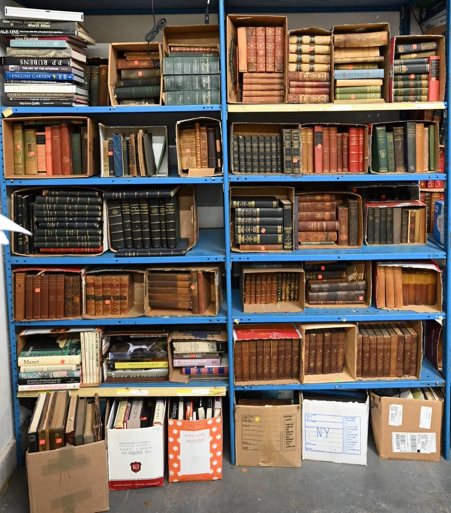 Approximately 38 Boxes of Books, some coffee table (1 of 8)