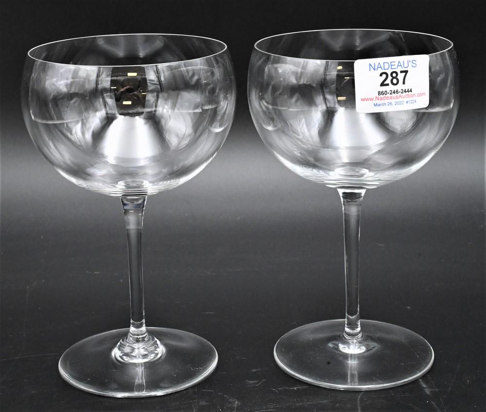 14 Piece Baccarat Crystal Stem Lot, height 6 3/4 inches. (1 of 6)