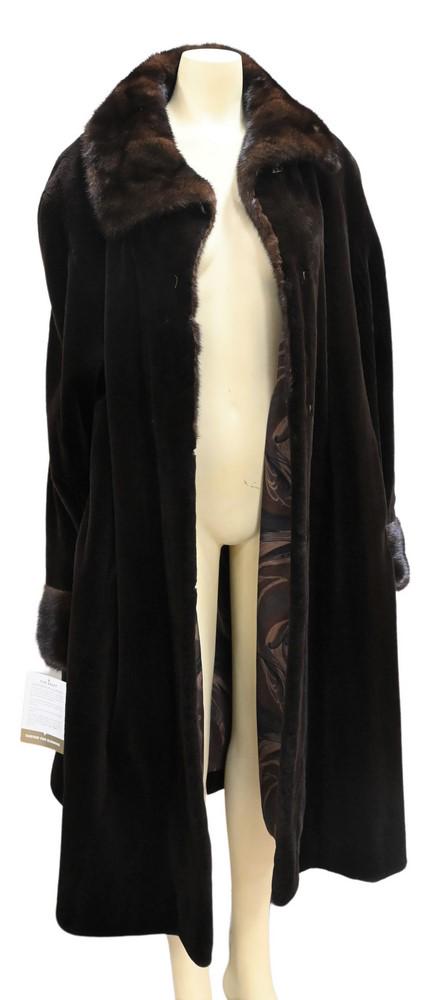 Miller & Berkowitz Sheared Mink Women's Full Length Jacket.: Miller & Berkowitz Sheared Mink Women's Full Length Jacket.