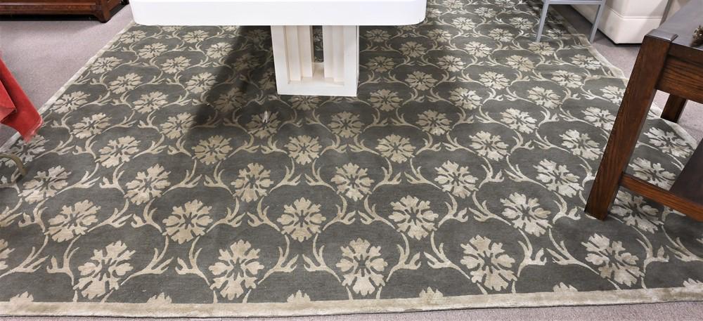 Stark Custom Silk Blend Carpet, 11' 3" x 15' 5". (1 of 5)