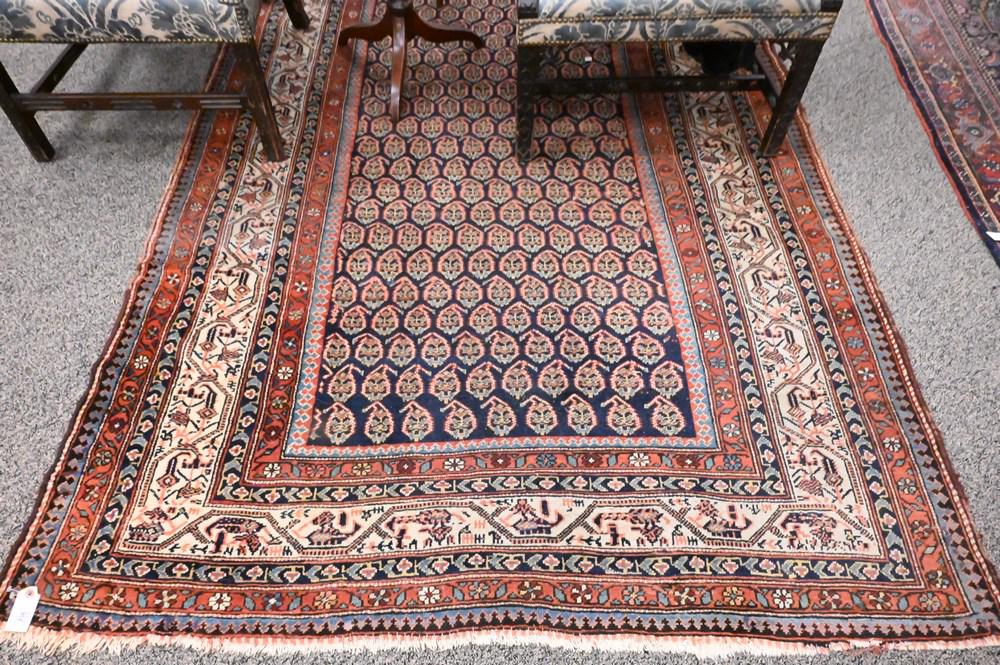 Oriental Hall Runner, probably northwest Persian, 6' 5" x 11' 5", (some wear spots).: Oriental Hall Runner, probably northwest Persian, 6' 5" x 11' 5", (some wear spots).