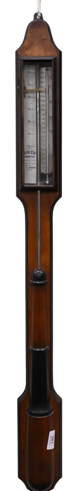 Storm King Barometer, sold by C. Spooner, height 42 inches.: Storm King Barometer, sold by C. Spooner, height 42 inches.