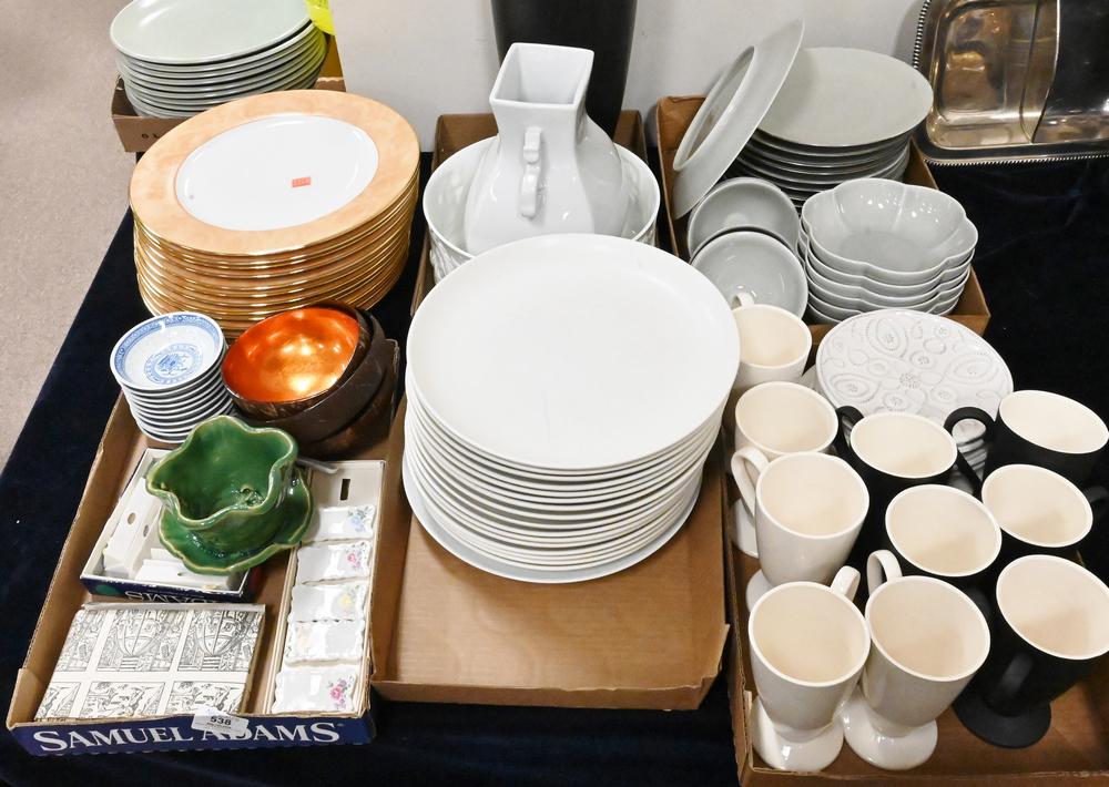 Group of Ceramic and Porcelain, to include Palais Royal Paris plates, bowls, and cups; small (1 of 5)