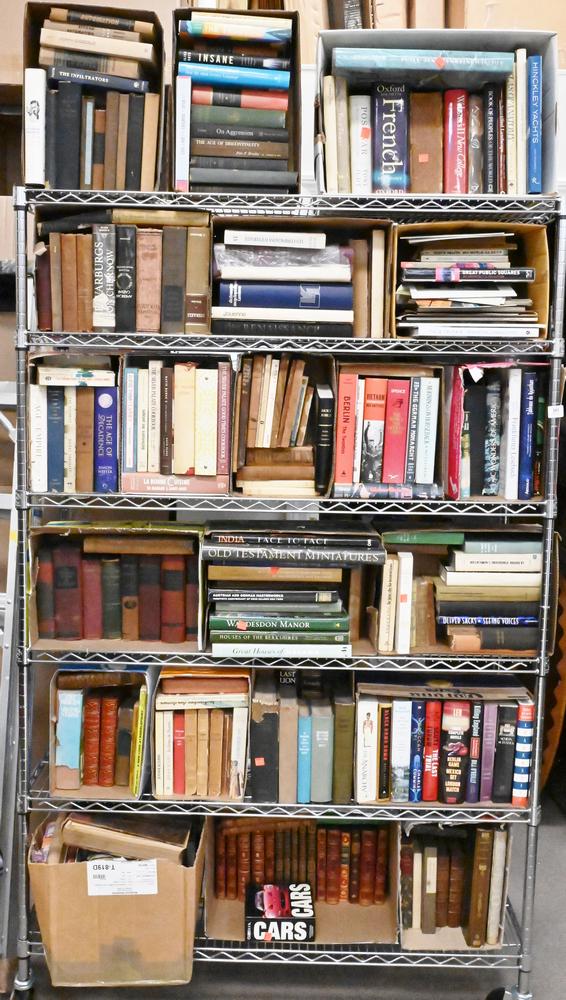 21 Boxes of Books, to include some leather bounds, coffee table, etc. (1 of 7)