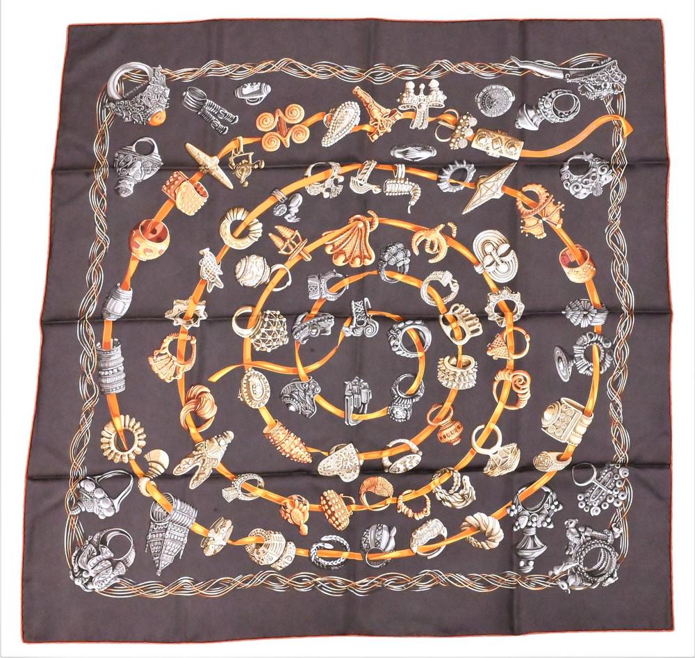 Hermes Alliances Du Monde Silk Scarf.: Hermes Alliances Du Monde Silk Scarf.