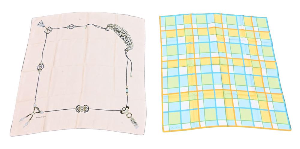 Two Silk Scarves, to include Must De Cartier, along with Loro Piana. (1 of 6)