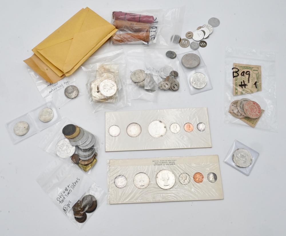 Lot of Coins, to include 1961, 1962, 1963, (2) 1965, (3) 1966, 1959, 1960, 1964, Canadian proof sets (1 of 5)