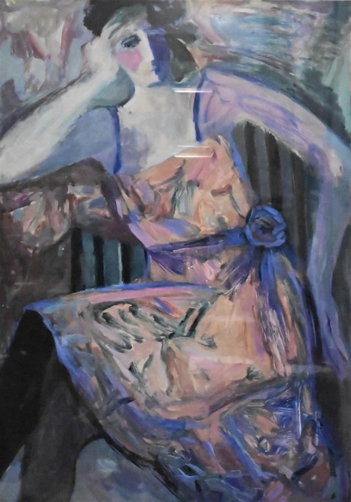 Two Barbara A Wood (American, 20th C.), lithographs, flappers edition 304/350, along with reclining (1 of 6)