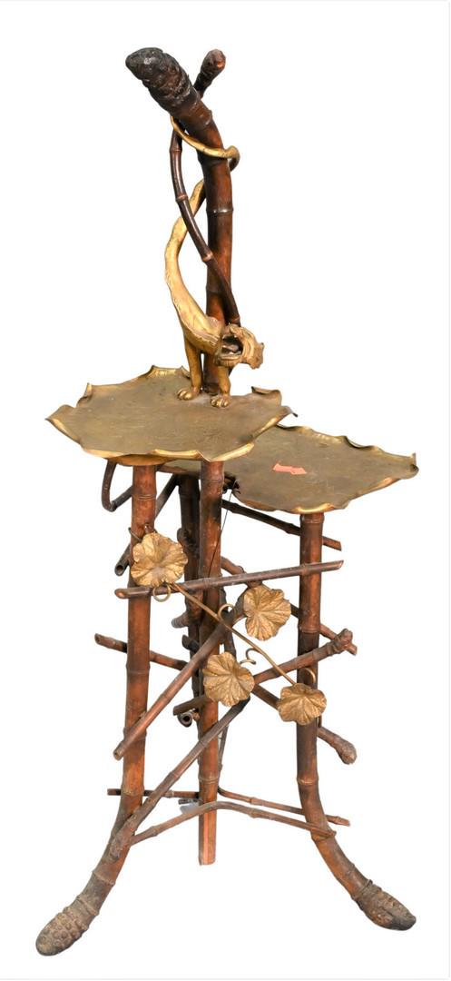 Bamboo and Brass Stand (1 of 5)
