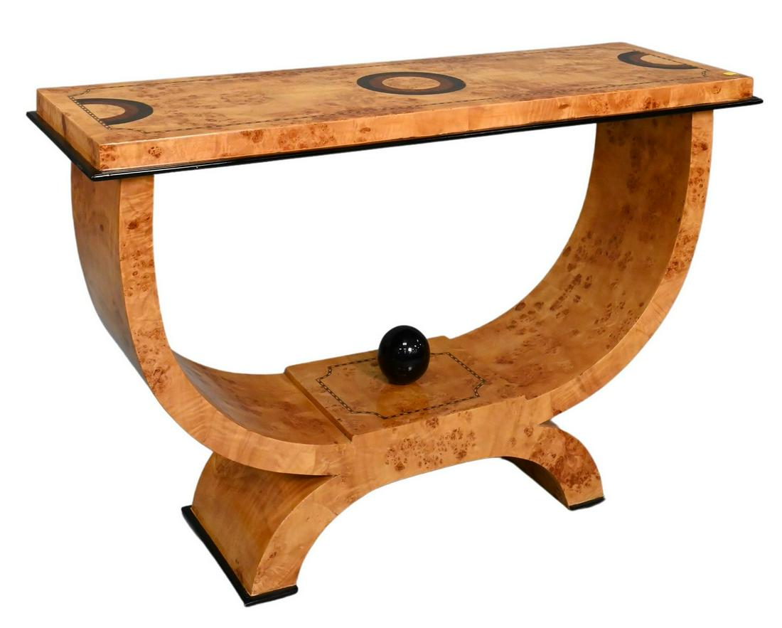 Birdseye Maple Hall Table (1 of 5)