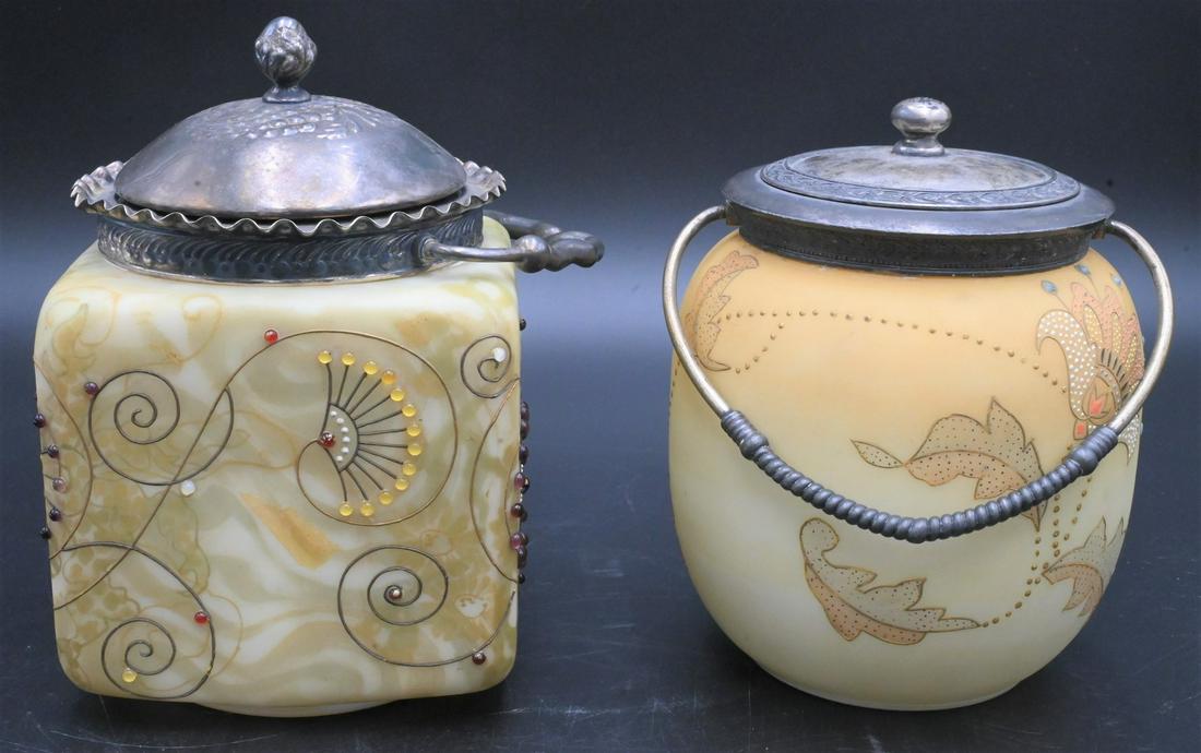 Two Mt. Washington Crown Milano Biscuit Jars (1 of 4)