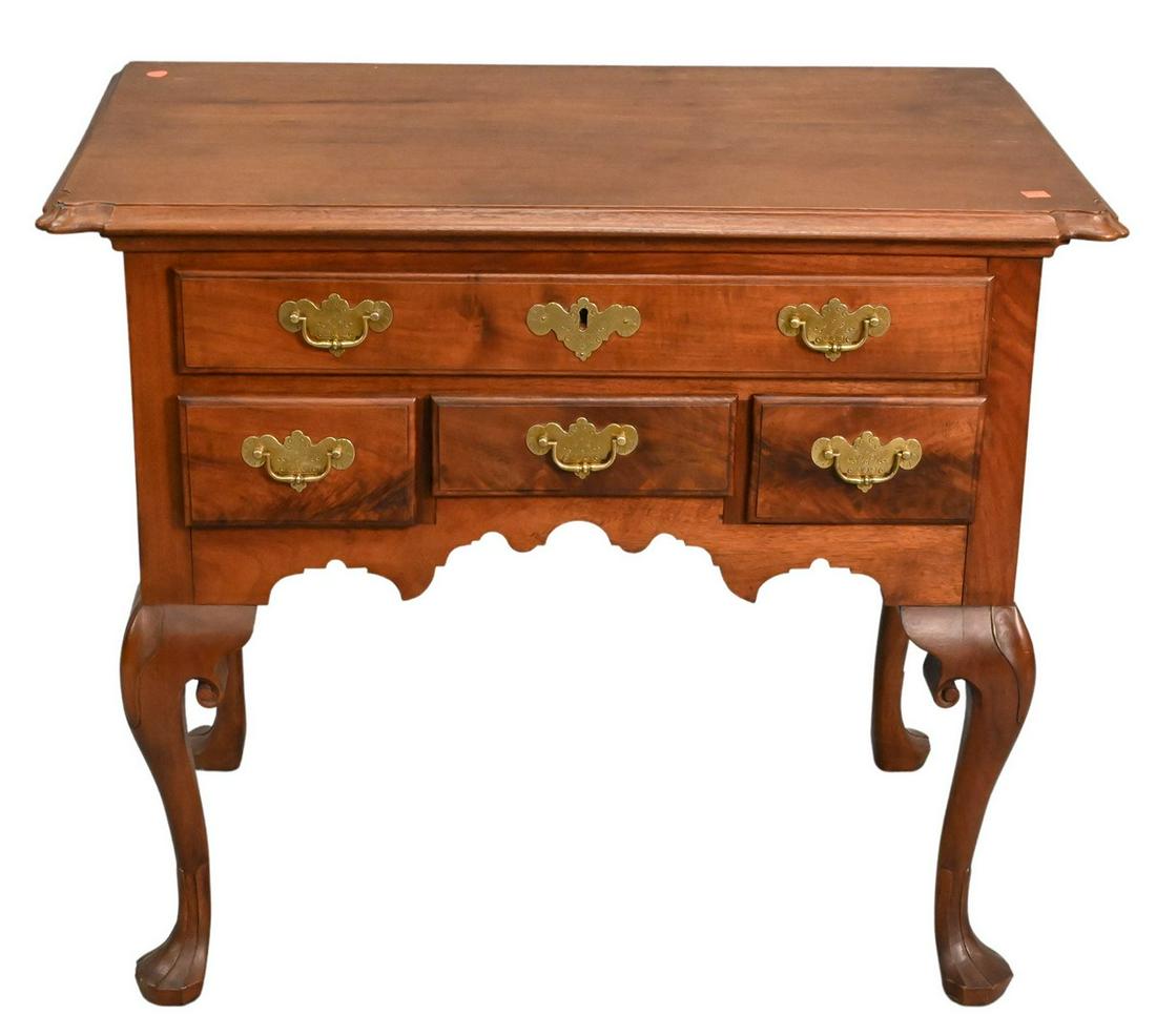 Custom Walnut Queen Anne Style Lowboy (1 of 5)