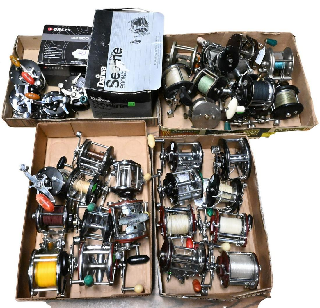 Approximately 35 Piece Lot of Penn Fishing Reels (1 of 7)