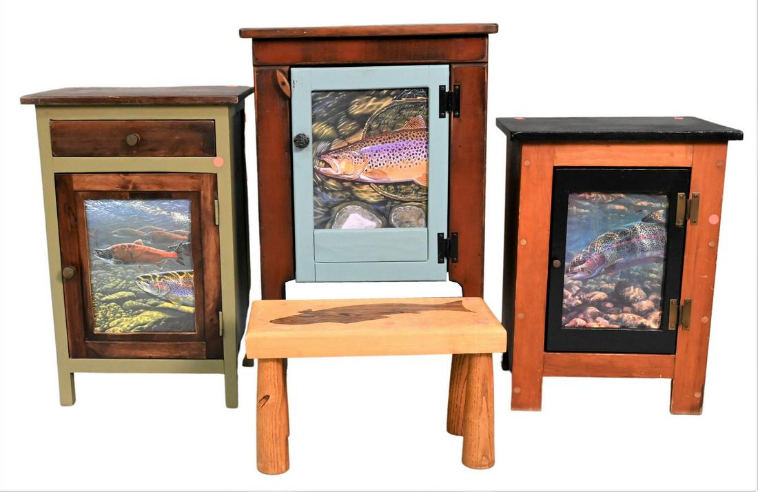 Five Piece Lot Nautical Furniture Lot (1 of 6)