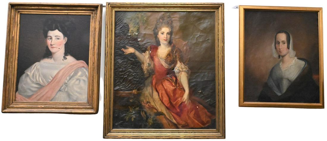 Three Portrait Paintings of Women (1 of 5)